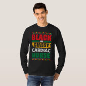 African American Black & Classy Cardiac Nurse Blac T-Shirt (Vorne ganz)
