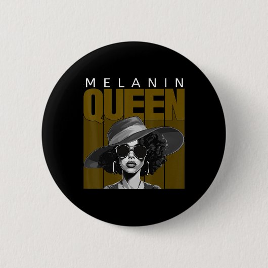 African American Black History - Juneteenth Melani Button (Vorderseite)