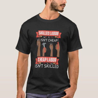 African American Black Plumbers Mechanics Electric T-Shirt