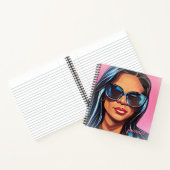 African American Boss Lady Journal Notizblock (Innenseite)