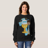 African American Boys First Communion Black Boy Cr Sweatshirt (Vorne ganz)