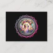 African-American Bride and Groom Moonlight Begleitkarte (Rückseite)