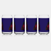 African American Cartoon Character Dosenglas (Rechts)