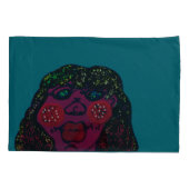 African-American Cartoon Character Pillowcases Kissenbezug (Rückseite-Links)