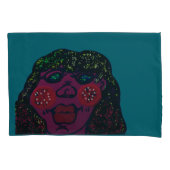 African-American Cartoon Character Pillowcases Kissenbezug (Vorderseite-Links)