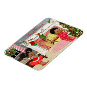 African American Child Christmas Magnet (Linke Seite)