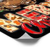 African American Christmas African Black Xmas Mom Poster (Ecke)