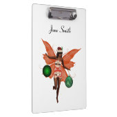 African American Christmas Faible Clipboard Klemmbrett (Rechts)