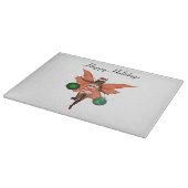 African American Christmas Fairy Cutting Board Schneidebrett (Ecke)