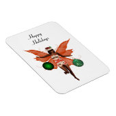 African American Christmas Fairy Flexible Magnet (Rechte Seite)