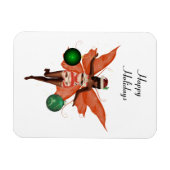African American Christmas Fairy Flexible Magnet (Horizontal)