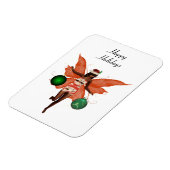African American Christmas Fairy Flexible Magnet (Linke Seite)