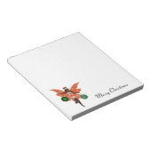 African American Christmas Fairy Notepad Notizblock (angewinkelt)
