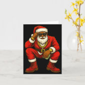 African American Christmas Funny African American  Karte (Gelbe Blume)