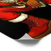 African American Christmas Funny African American  Poster (Ecke)