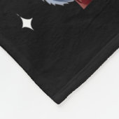 African American Christmas Pajama Xmas Afro Santa Fleecedecke (Ecke)