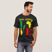 African American Clothing Gift Men Women Black His T-Shirt (Vorne ganz)