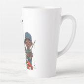 African American Dad and Son Fishing Milchtasse (Rechts)