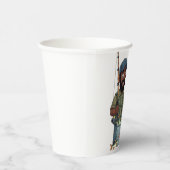 African American Dad and Son Fishing Pappbecher (Rechts)