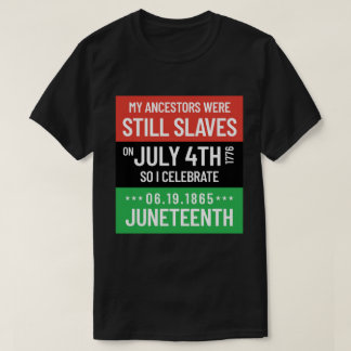 African American Design for Black History Lovers T-Shirt