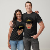 African American Divine Queen With Afro Puff T-Shirt (Unisex)