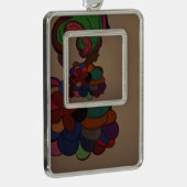 African-American Fairy Framed Ornament Rahmen-Ornament Silber (Rechts)