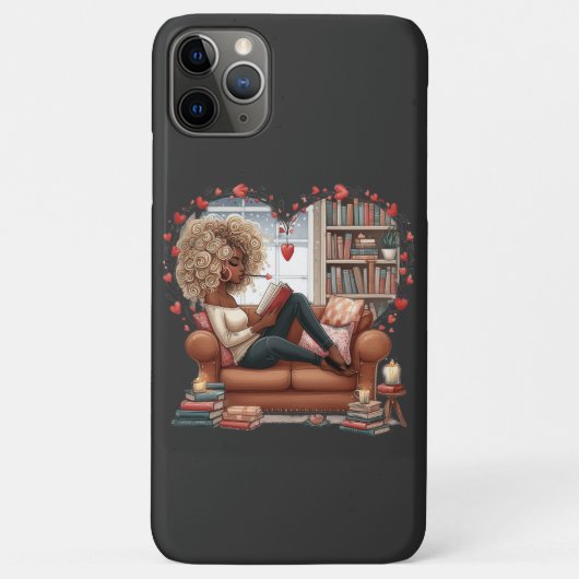 African American Girl Liebe Book - Reading Lovers Case-Mate iPhone Hülle (Rückseite)