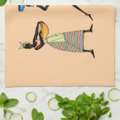 African American Happy Mother's Day Geschirrtuch (Gefaltet)