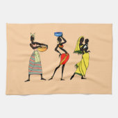 African American Happy Mother's Day Geschirrtuch (Horizontal)