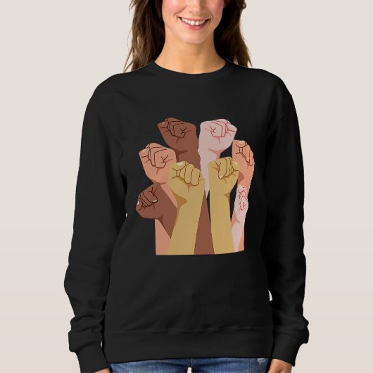 African  American History  Beautiful Black Diversi Sweatshirt (Vorderseite)
