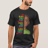 African American I Am Black Child History Month To T-Shirt (Vorderseite)