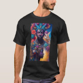 African American Man and Woman Mystical Fantasy AI T-Shirt (Vorderseite)