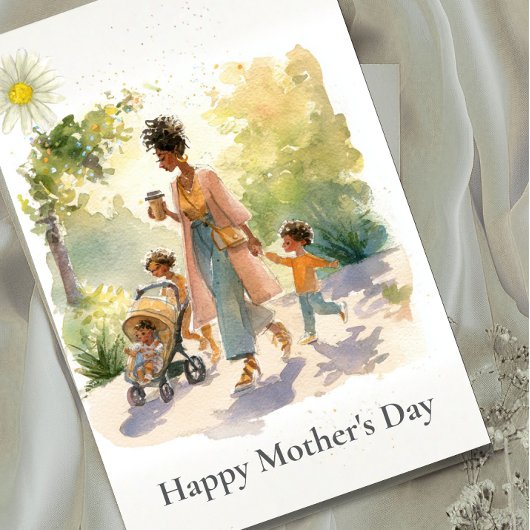 African American Mother's Day Card Karte