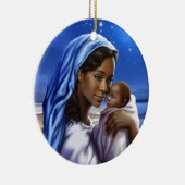 African American Nativity Art Weihnachtsschmuck (Rechts)