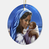 African American Nativity Art Weihnachtsschmuck (Links)