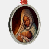 African American Nativity Art Weihnachtsschmuck (Rechts)