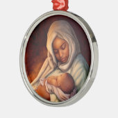 African American Nativity Art Weihnachtsschmuck (Links)