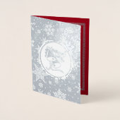 African American Nativity Scene Christmas Real Folienkarte (Vorderseite)