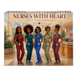African American Nurses with Heart 2027 Kalender