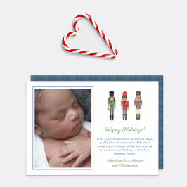 African American Nutcrackers Nostalgic Christmas Feiertagskarte