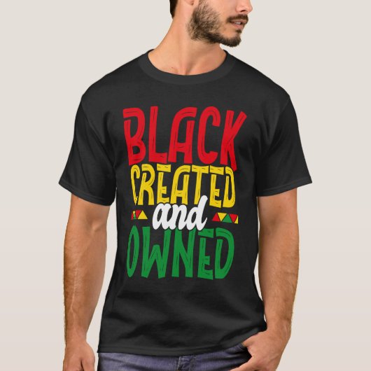 African American Owned Companies Black Business Ow T-Shirt (Vorderseite)