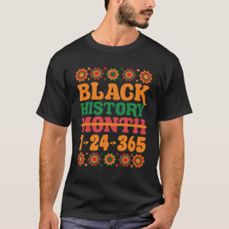 African American Pride Celebration Black History 2 T-Shirt