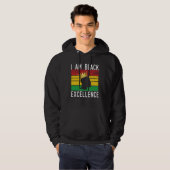 African American Pride Celebration I Am Black Exce Hoodie (Vorne ganz)