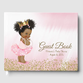 African American Princess Baby Showbook Gästebuch