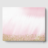 African American Princess Baby Showbook Gästebuch (Rückseite)