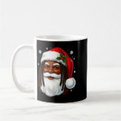 African American Santa Christmas Cool Black X-mas  Kaffeetasse (Links)
