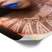 African American Shadow Tribal Print Poster (Ecke)