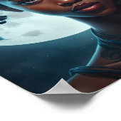 'African American She Wolf 2' Poster (Ecke)