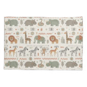 African Animal Parade Tribal Style ID1262 Kissenbezug (Rückseite)