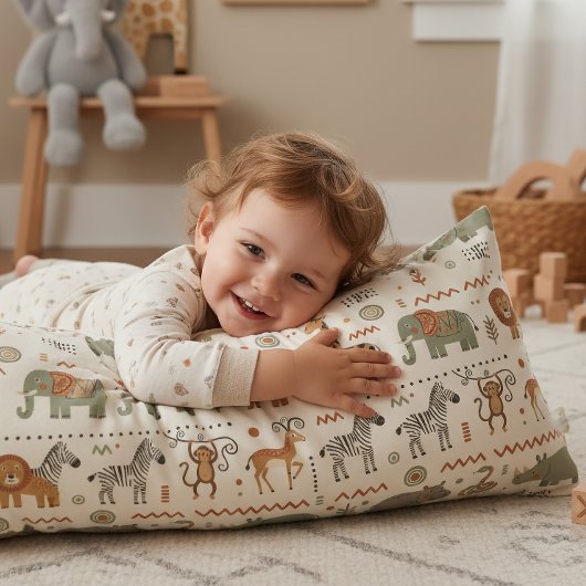 African Animal Parade Tribal Style ID1262 Seitenschläferkissen